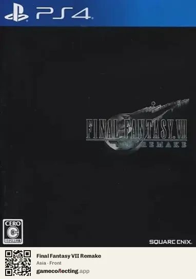 Final Fantasy VII Remake PlayStation 4, Asia box front