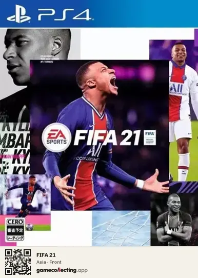 FIFA 21 PlayStation 4, Asia box front