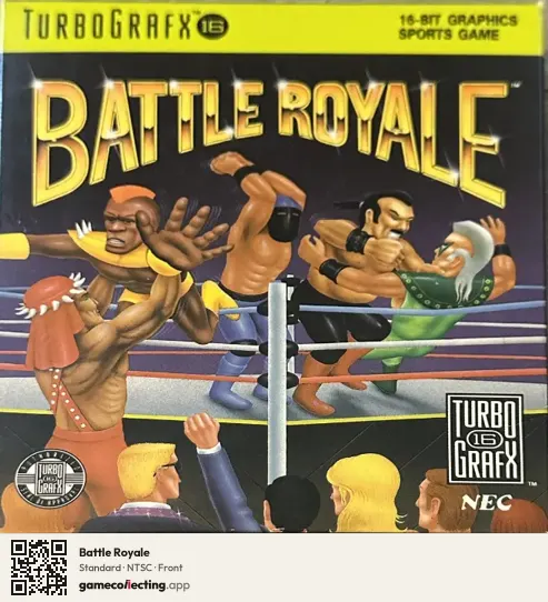 Battle Royale TurboGrafx-16, NTSC box front