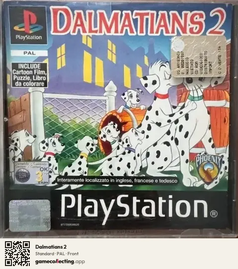 Dalmatians 2 PlayStation, PAL box front