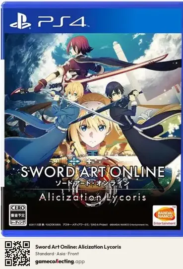 Sword Art Online: Alicization Lycoris PlayStation 4, Asia box front