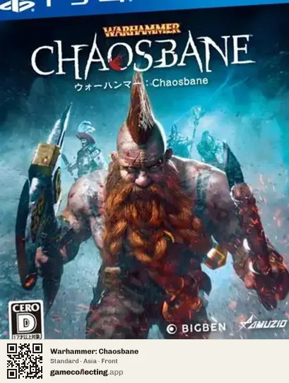 Warhammer: Chaosbane PlayStation 4, Asia box front