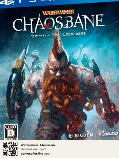 Warhammer: Chaosbane PlayStation 4, Asia box front