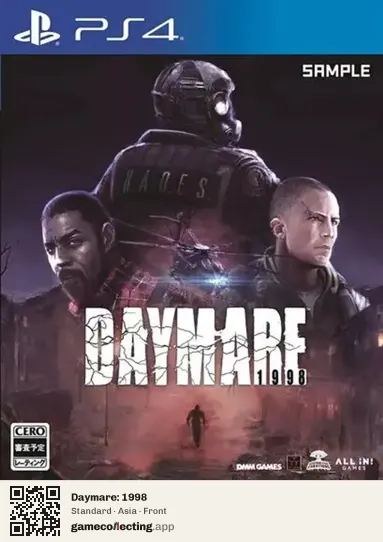 Daymare: 1998 PlayStation 4, Asia box front