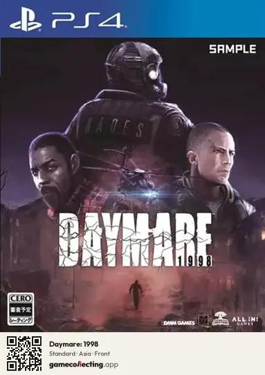 Daymare: 1998 PlayStation 4, Asia box front