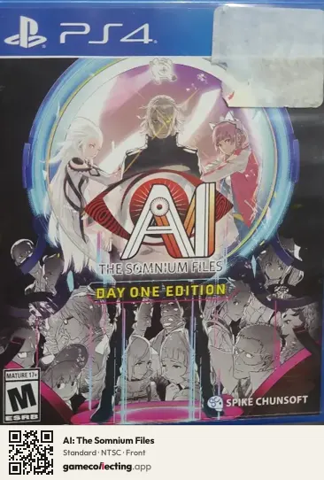 AI: The Somnium Files PlayStation 4, NTSC box front