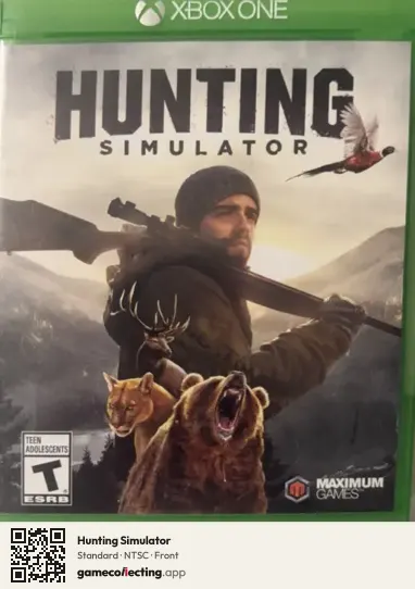 Hunting Simulator Xbox One, NTSC box front