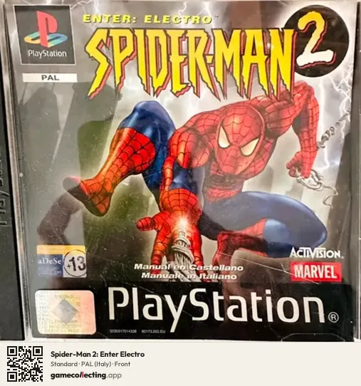 Spider-Man 2: Enter Electro PlayStation, Italy box front