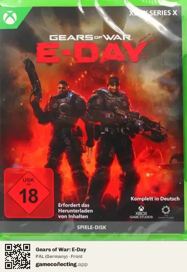 Gears of War: E-Day Xbox Series X, Germany box front