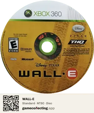 WALL-E Xbox 360, NTSC disc