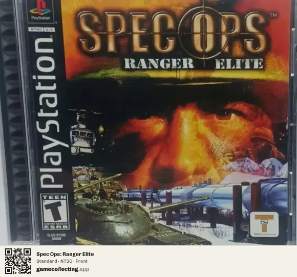 Spec Ops: Ranger Elite PlayStation, NTSC box front