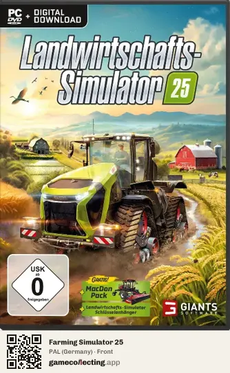 Farming Simulator 25 Computer, Germany box front