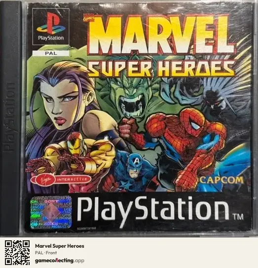 Marvel Super Heroes PlayStation, PAL box front