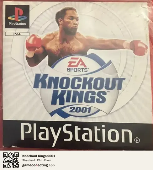 Knockout Kings 2001 PlayStation, PAL box front