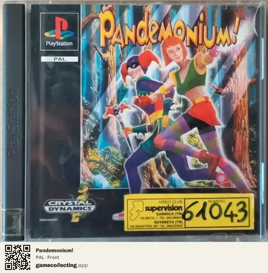 Pandemonium! PlayStation, PAL box front