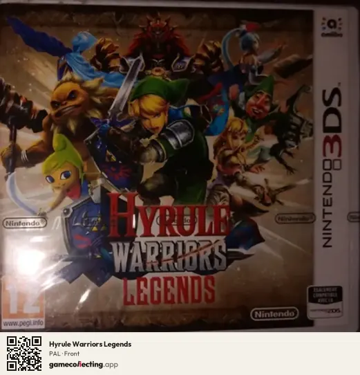 Hyrule Warriors Legends Nintendo 3DS, PAL box front