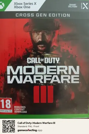 Call of Duty: Modern Warfare III Xbox One, PAL box front