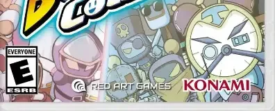 Super Bomberman Collection, the ESRB box on its front