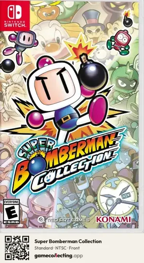 Super Bomberman Collection Nintendo Switch, NTSC box front