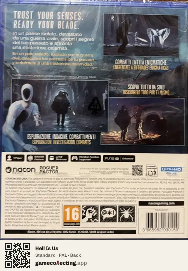 Hell Is Us PlayStation 5, PAL box back