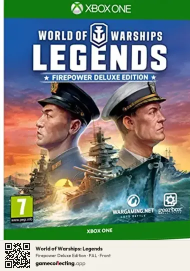 World of Warships: Legends Xbox One, PAL box front