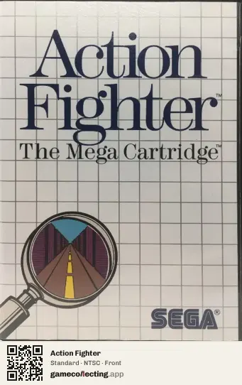 Action Fighter Sega Master System, NTSC box front