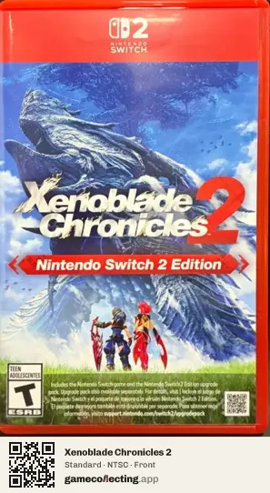 Xenoblade Chronicles 2 Nintendo Switch 2, NTSC box front