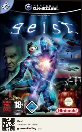 Geist Nintendo GameCube, PAL box front