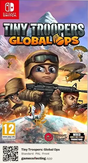 Tiny Troopers: Global Ops Nintendo Switch, PAL box front
