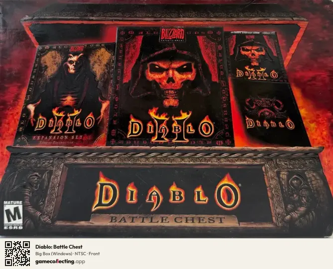 Diablo: Battle Chest Computer, NTSC box front
