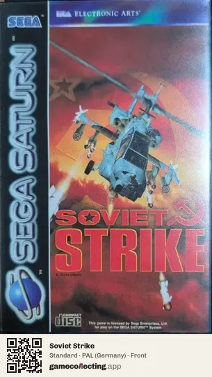 Soviet Strike Sega Saturn, Germany box front