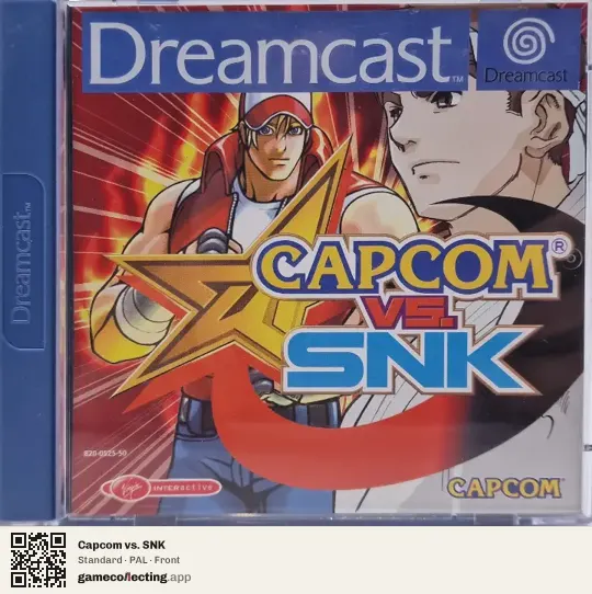Capcom vs. SNK Sega Dreamcast, PAL box front