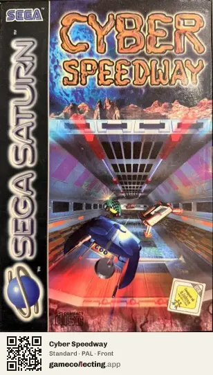 Cyber Speedway Sega Saturn, PAL box front