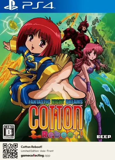 Cotton Reboot! PlayStation 4, Asia box front