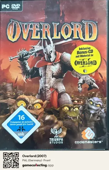 Overlord (2007) Computer, Germany box front