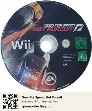 Need for Speed: Hot Pursuit Nintendo Wii, PAL disc
