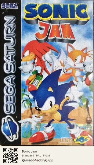Sonic Jam Sega Saturn, PAL box front