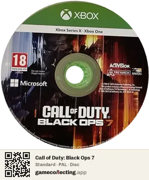 Call of Duty: Black Ops 7 Xbox Series X, PAL disc