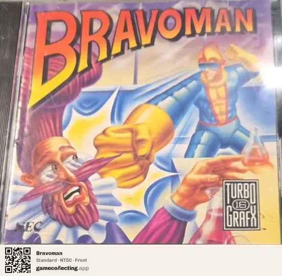 Bravoman TurboGrafx-16, NTSC box front
