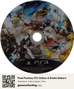 Final Fantasy XIV Online: A Realm Reborn PlayStation 3, Asia disc