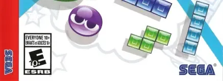 Puyo Puyo Tetris 2, the ESRB box on its front