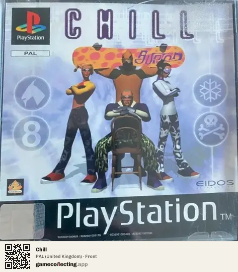 Chill PlayStation, United Kingdom box front