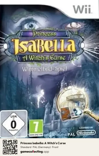 Princess Isabella: A Witch's Curse Nintendo Wii, Germany box front