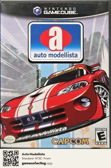 Auto Modellista Nintendo GameCube, NTSC box front