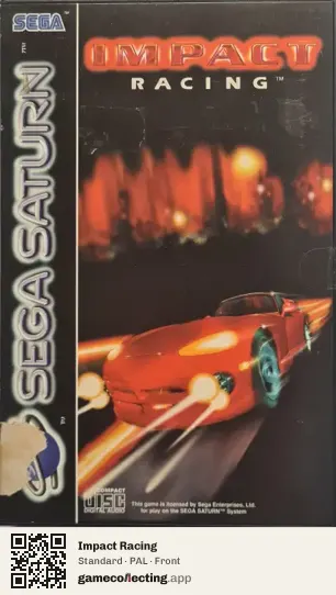 Impact Racing Sega Saturn, PAL box front