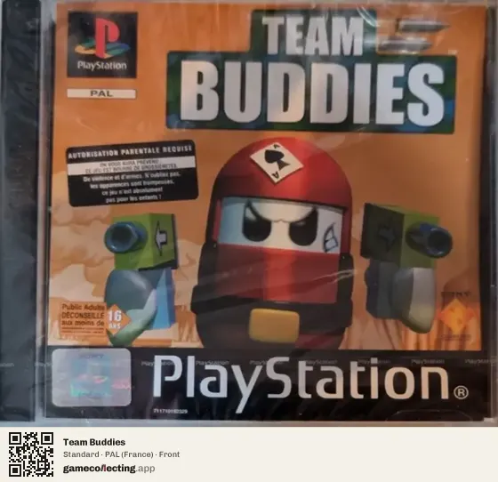 Team Buddies PlayStation, France box front