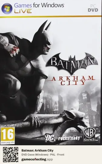 Batman: Arkham City Computer, PAL box front