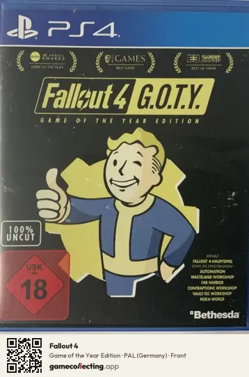 Fallout 4 PlayStation 4, Germany box front