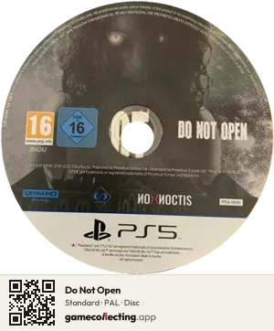 Do Not Open PlayStation 5, PAL disc