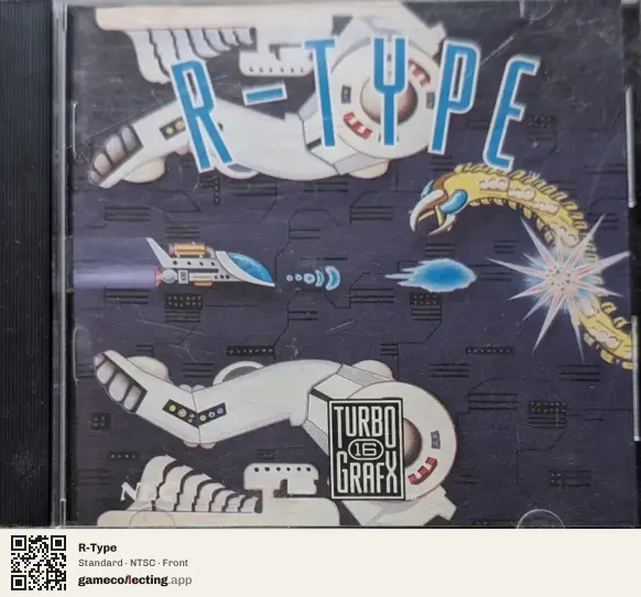 R-Type TurboGrafx-16, NTSC box front